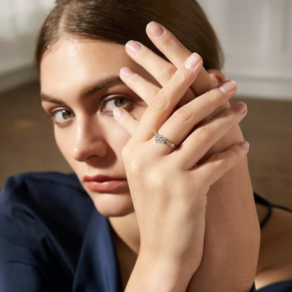 Certified 1ct. t.w. Diamond Brilliant Cut Engagement Ring - Picture 8 of 16